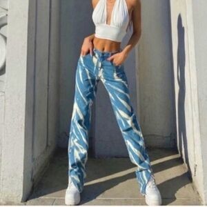 Princess Polly Lioness Alabama Tie Dye Jeans